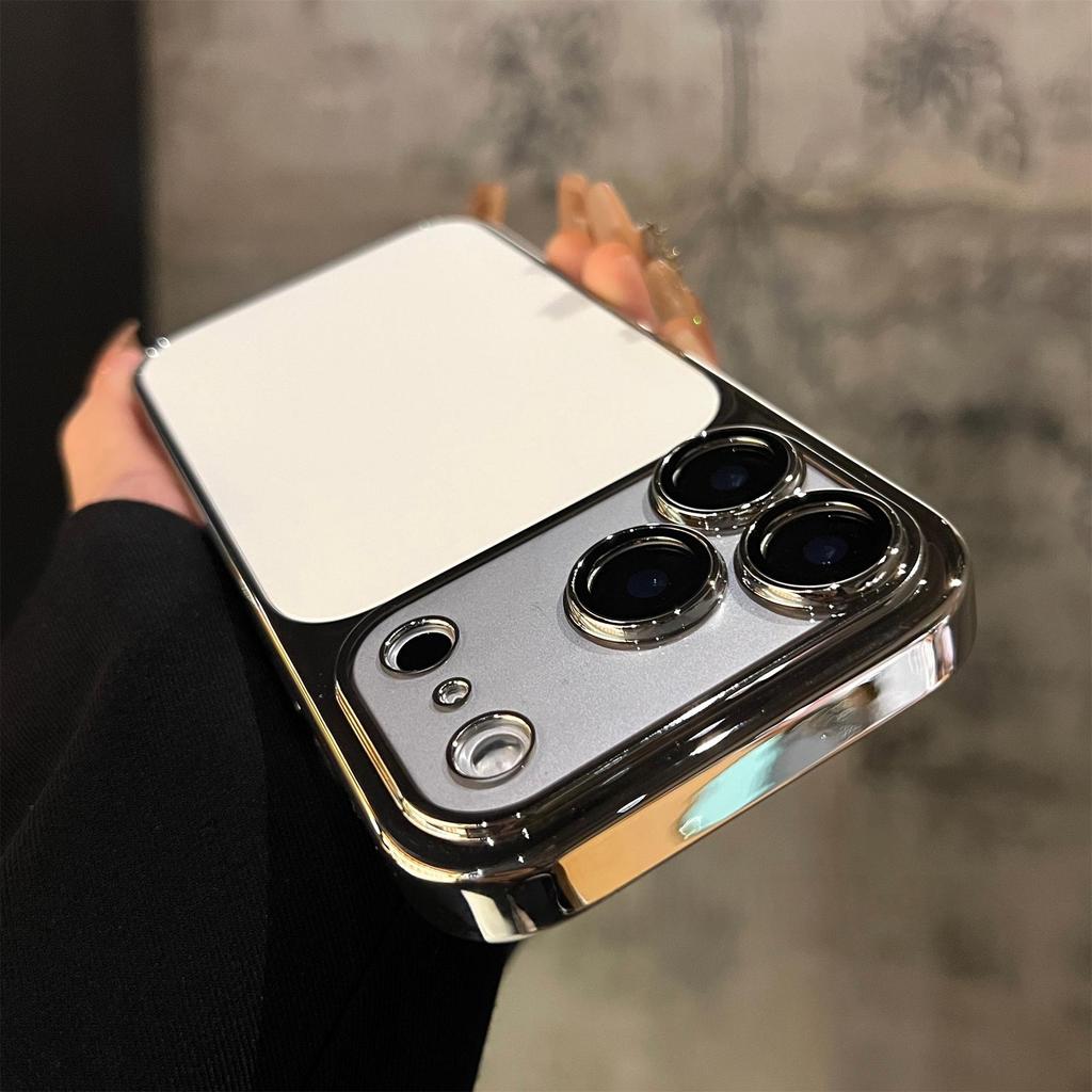 Plating Bumper AG Matte Tempered Glass Camera Protection Case for iPhone 17 16 15 Pro Max Shockproof Hard Back Clear Cover