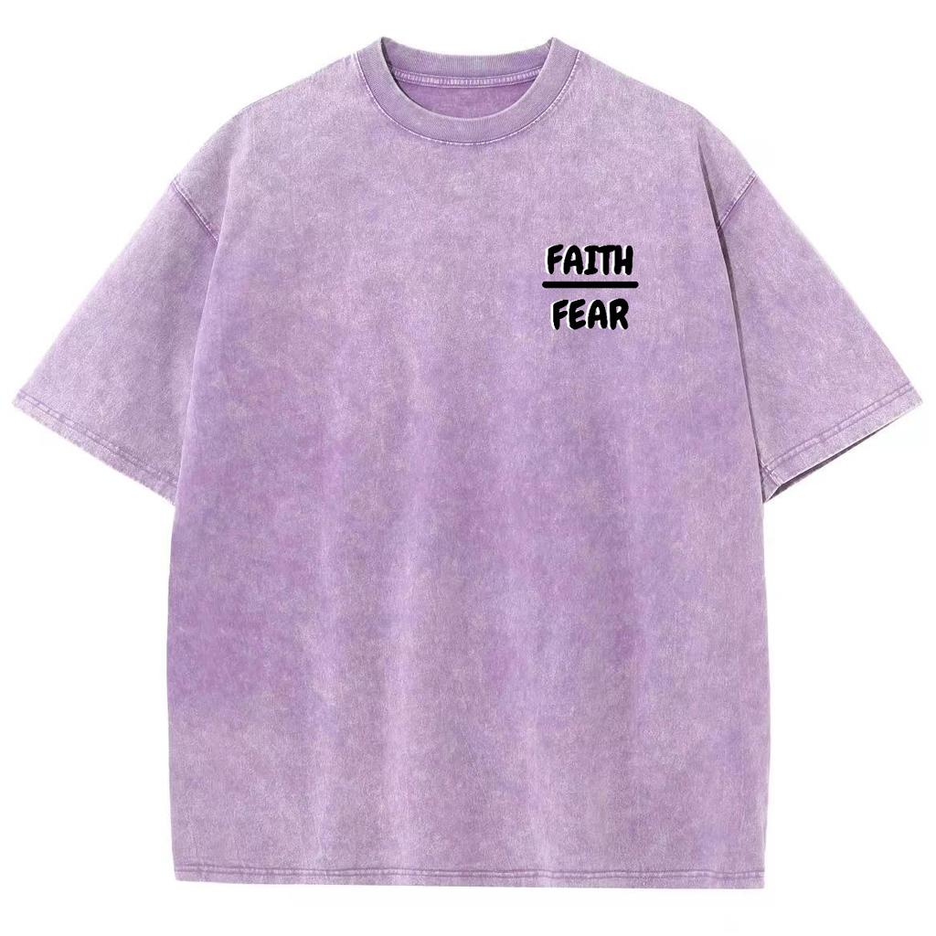 Minimalist Pure Letter Print Women's T-Shirt Washed Denim Oversized High Quality Short Sleeve Oversized Retro Casual Top