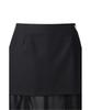 RECODE Side Slit Lining Patch Skirt