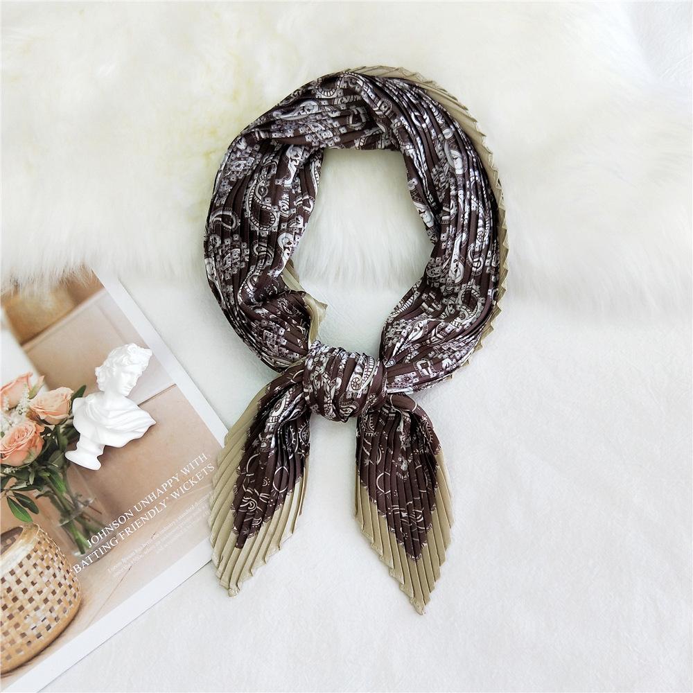 Fashion Decoration Scarf Hairband Tie Hair 70 Small Square Scarf Silk Scarf Women'S Spring And Autumn Versatile Small Scarf Professional Scarf