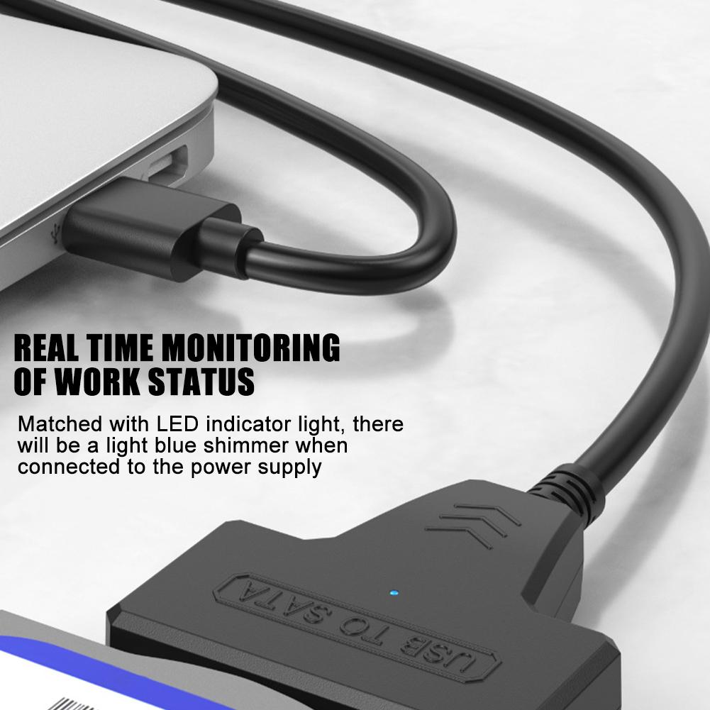 USB 3.0 SATA Cable Adapter Extension Computer Cables Connectors Support 2.5 Inches External Ssd Hdd Hard Drive USB Sata