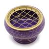 Charcoal Resin Incense Burner Jar, Crown Chakra