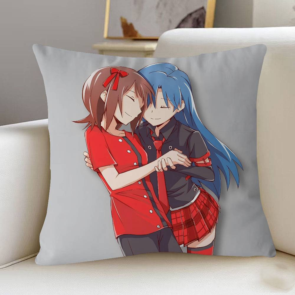 

C-Chihaya Kisaragi Anime Cartoon Pillow Cushion Cover Pillowcase Living Room Sofa Home Decor Customized 12x12Inch