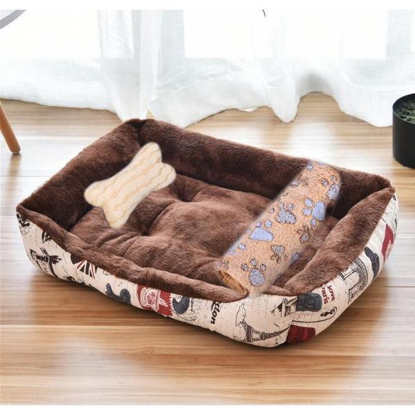 Pet Large Dog Bed Warm House Candy-colored Square Nest Pet Kennel For Small Medium Large Dogs Cat Puppy Plus Size Dog Baskets