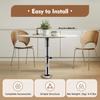 Bymaocar Adjustable Pedestal Marine RV Table Base Mount Caravan Motorhome Table Pedestal Stand Base, 22-28in Furniture Hardware