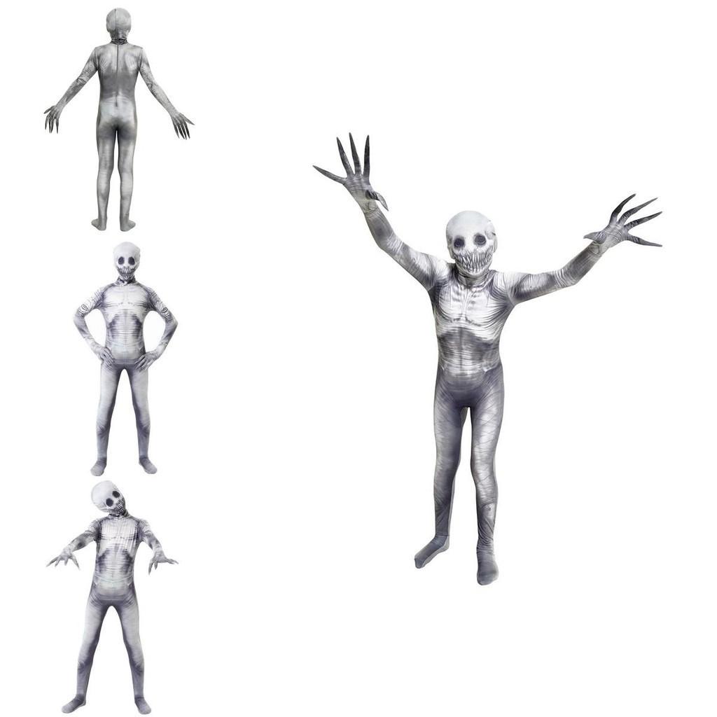 Aukštos kokybės ir baisus Rake morphsuit Helovino kostiumas vaikams ir suaugusiems