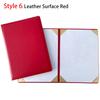 1Pcs Thicken A3 A4 Paper Hardcover Plush Surface File Page Folder  Signing Contract