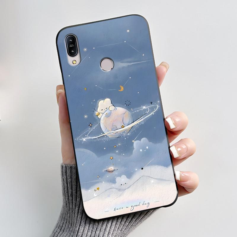 Casing For Asus Zenfone Max M2 ZB633KL X01AD X01BD Phone Case Aesthetic Fashion Cute Cat Black Silicone Shockproof Cover Bumper