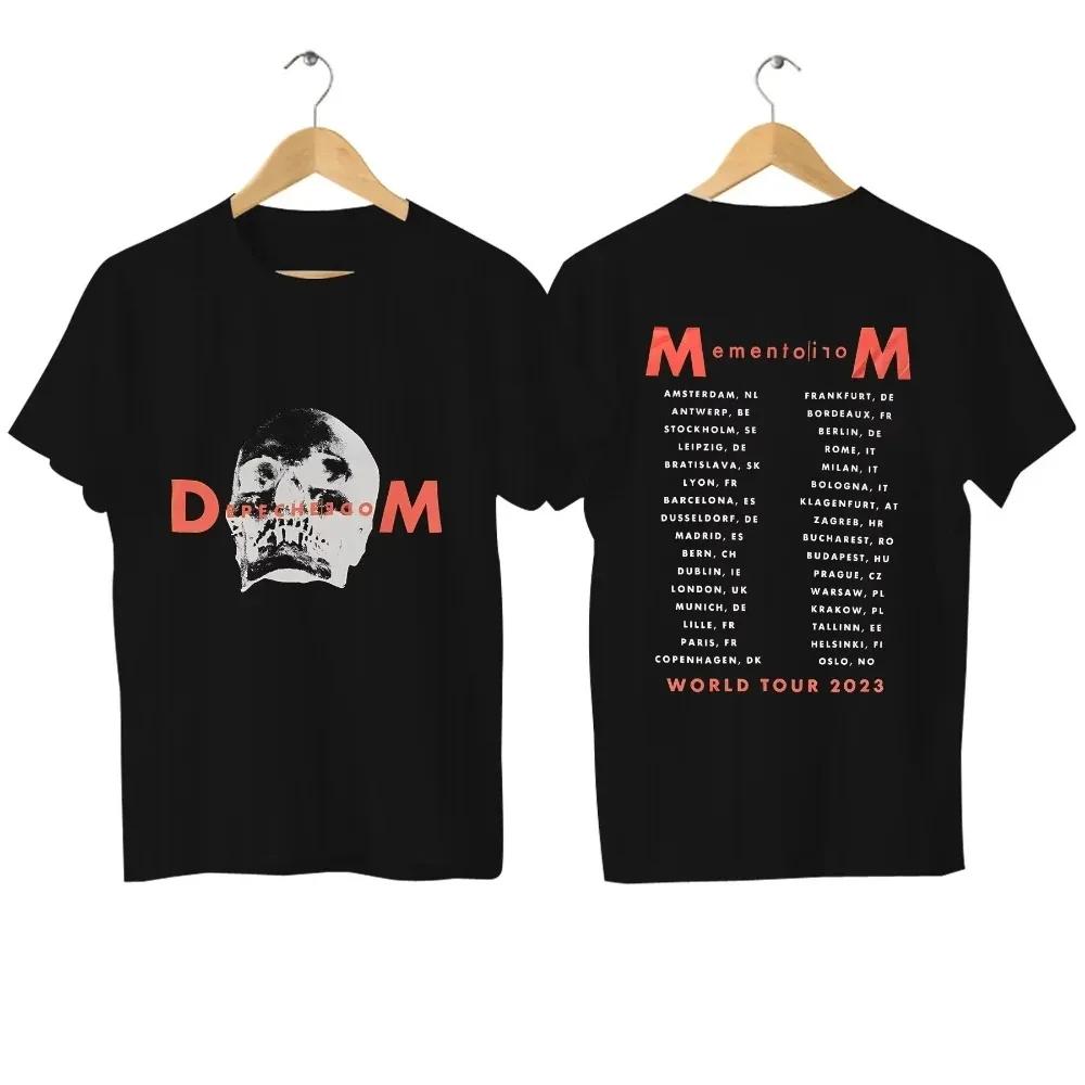Harajuku Goth Vintage T Shirt Depeche Negative Skull Mode Cotton T-shirt Graphic Sport Tops Clothing Streetwear Tops