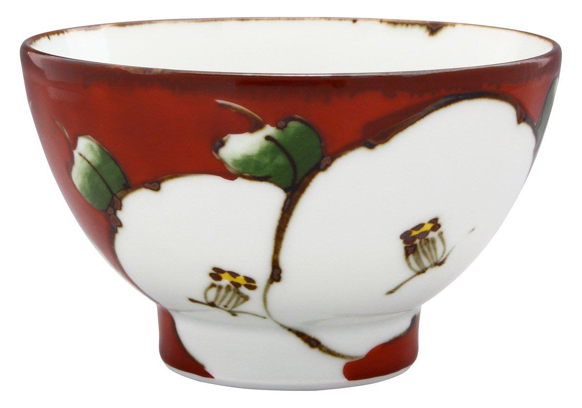 

Посуда Хасами печь Фукумине Пиала для гостеприимства Камелия Малая Красная 36200