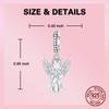copper Guardian Angel Wing Religion Peace Pendant Charm Compatible With Authentic Charm Bead Charms Bracelets Women Do It Yourself Jewellery Gift