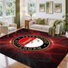 Tappeto in Velluto Cristallo Design Feyenoord Tappetino Decorativo Morbido per Camera da Letto Ingresso