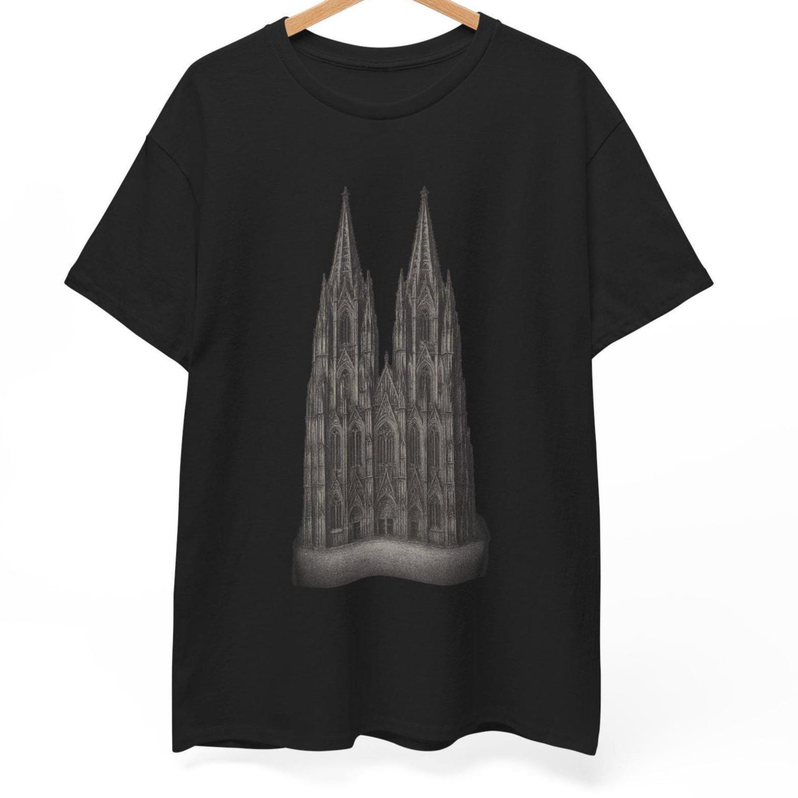 Cologne Cathedral T-Shirt: Gothic Architecture, Germany Souvenir 4XL