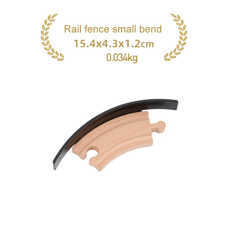 Children's Wooden Track Accessories Combination Universal Track Beech Wood Railway Train Track Toys Fit Biro All Brands Track