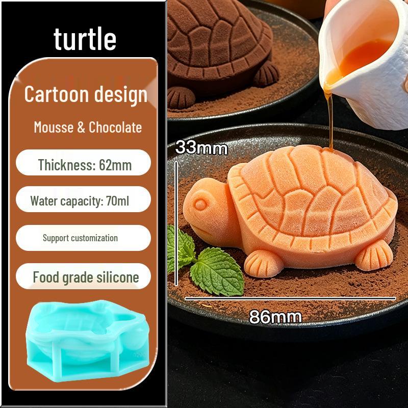 In-Stock Silicone Sheep Mousse Mold - 3D Cartoon, Food-Grade, Cute & Creative Design