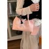 Fashion women's handbag bag 2025 new large-capacity simple messenger tote bag woven messenger bag