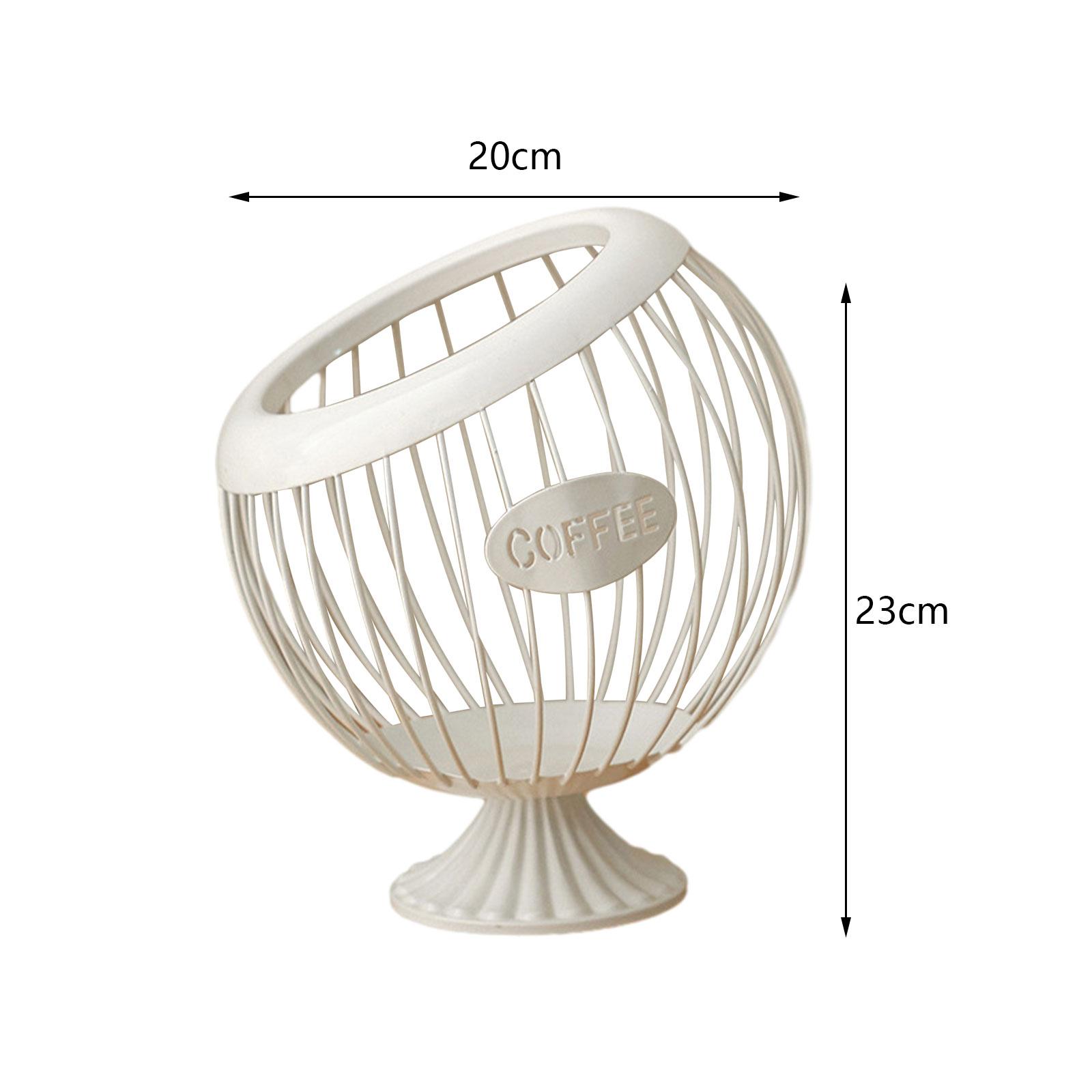 

Creative Espresso Capsule Holder Container Counter Coffee Pod Holder Snack Fruit Organizer kitchen Accessories House Decor белый