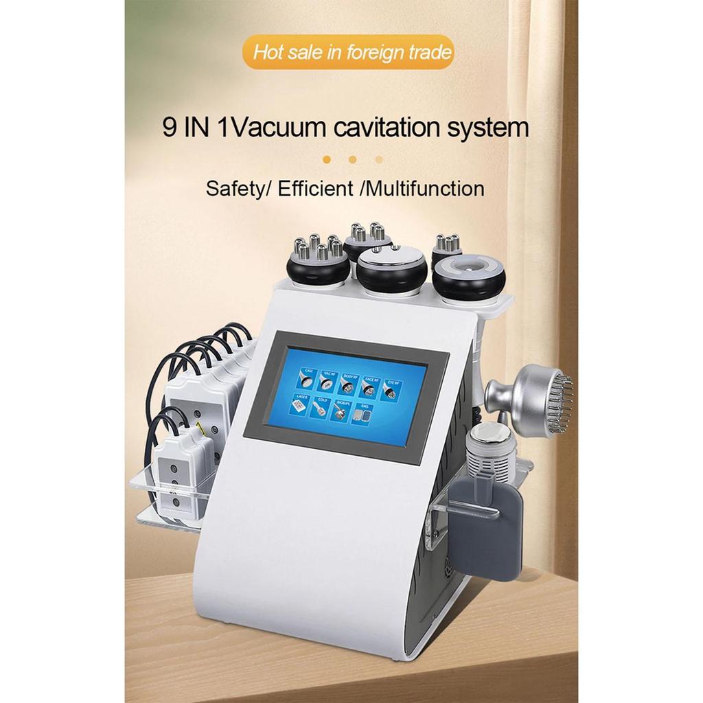 9-in-1 Professional Beauty Device RF Skin Lifting Cavitation Body Contouring Equipment