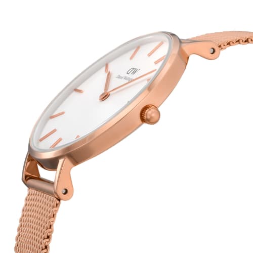 Daniel Wellington Classic Petite Melrose Watch DW00100163 Women's Pink Gold