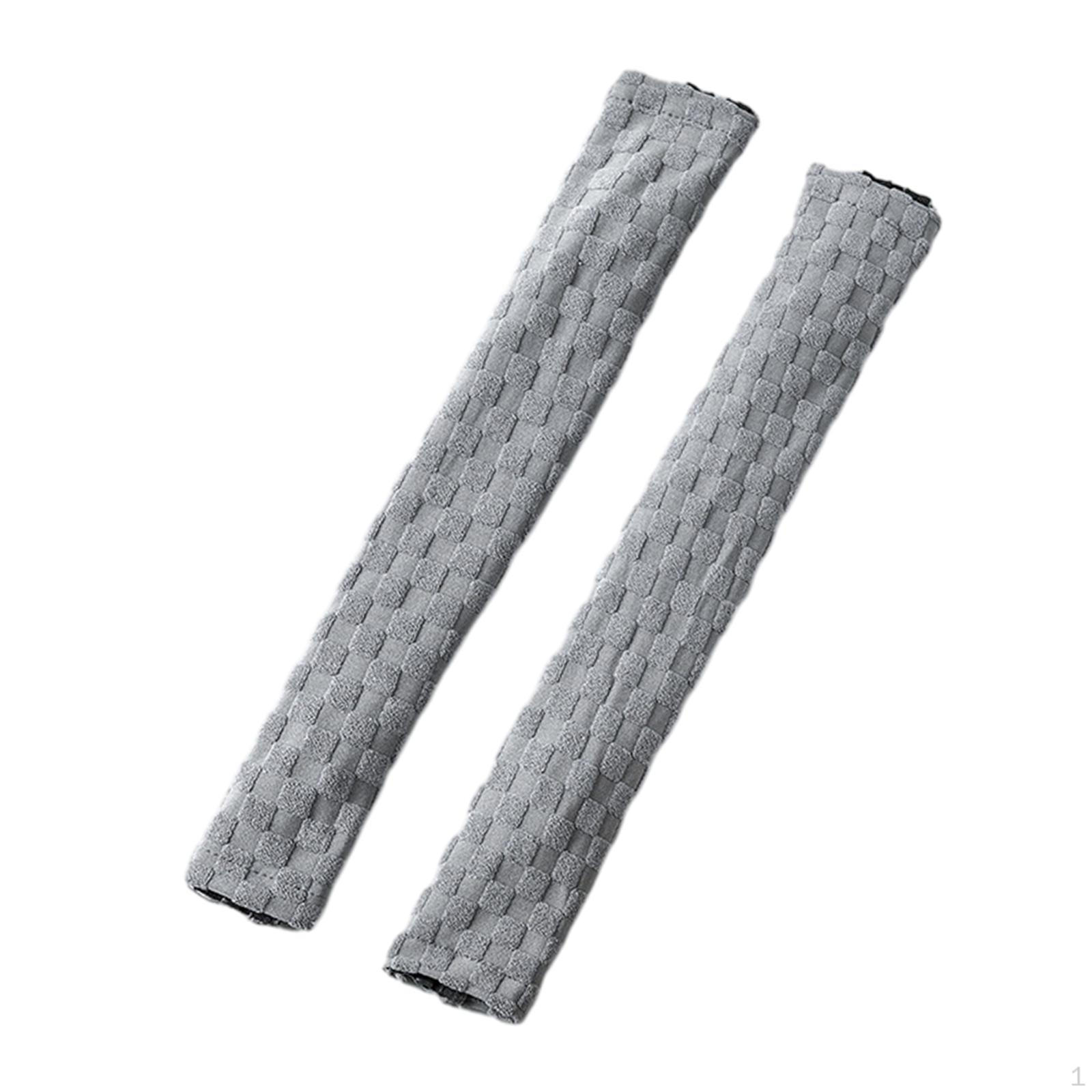 Защитные чехлы на подлокотники компьютерного кресла - набор из 2 шт. светло-серый