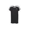 Originals Logo Floral Embroidery Sports Comfortable Pullover Round Neck Short Sleeve Dress Women Dress Black ED4776