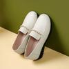 Fashion AIYUQI Mom Shoes Wedge Anti Slip 2025 New Spring Genuine Leather Ladies Shoes Slip-on Large Size Middle-aged Women's Shoes