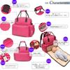 AngelMoon Mother's Bag, Large Capacity, Lightweight, Multifunctional, Backpack, Shoulder Bag, 3-Way Mom Bag (Type A - Beige)