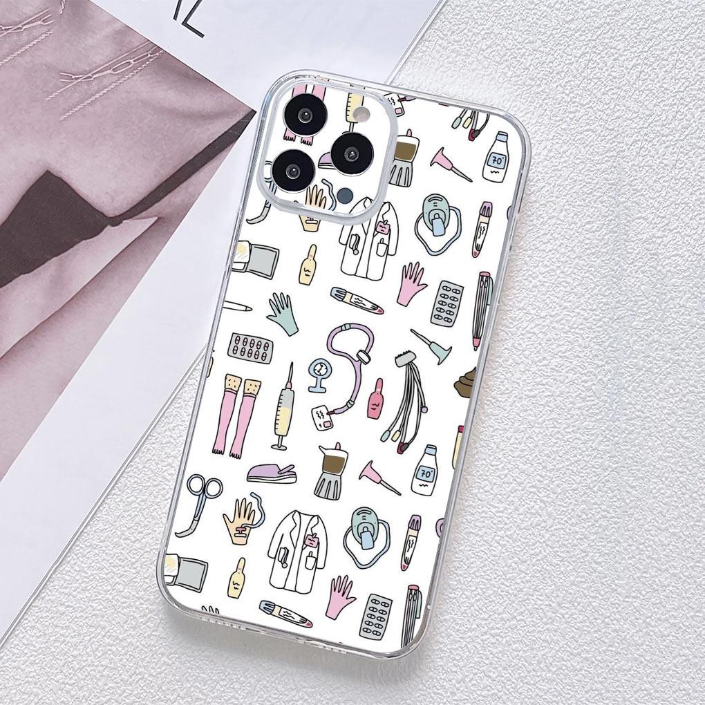 

Cartoon Medicine Doctor Nurse Soft Phone Cover for Motorola Moto G13 G14 G53 G54 G62 G72 G82 G84 E13 E20 G42 G32 G23 G22 Case Moto G54 5G