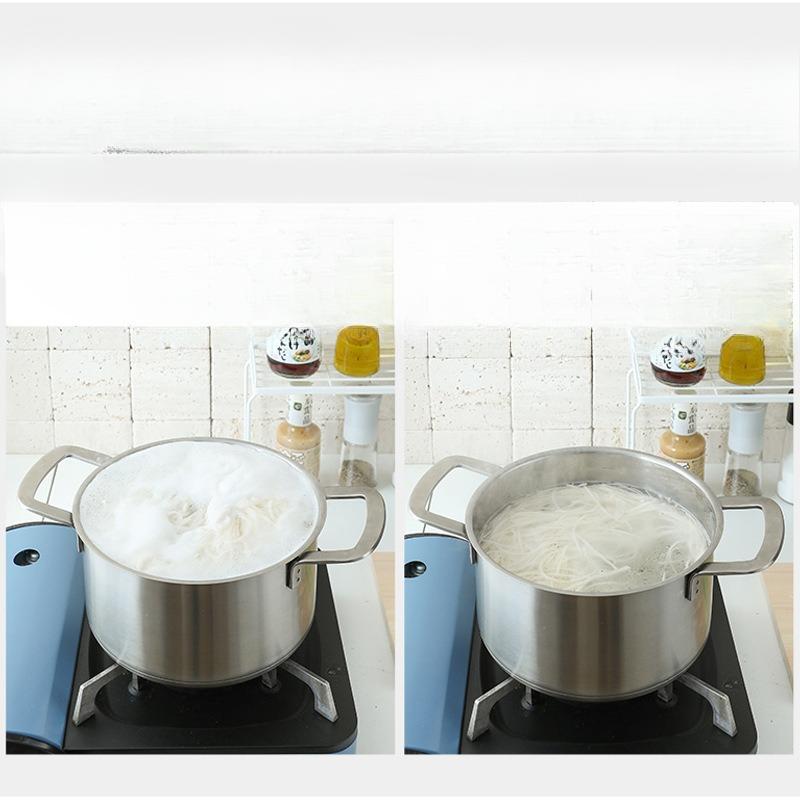 The Stainless Steel Cooking Pot Anti-overflow Device Prevents The Bottom of The Pot From Overflowing When Cooking Noodles or Making Soup