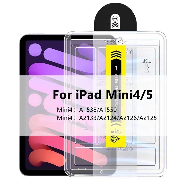 Tempered Glass For iPad Air 13 11 5 4 Pro 13 11  A16 11th 2025 12.9 10th 9th Mini 7 6 HD Screen Protector Film Easy Install Tool