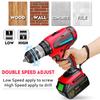 54N.m Electric Impact Wrench Socket Wrench Hand Drill Hammer Tool LED Working Light Brushless Cordless 202*240mm