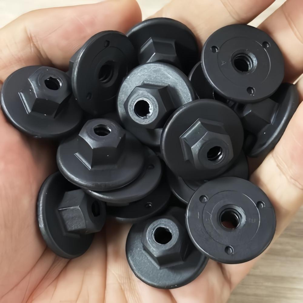 10/50pcs Car Chassis Plastic Screw Grommet Hex Head Self Tapping Nut Clips Underbody Shield Fastener Clip Auto Accessories