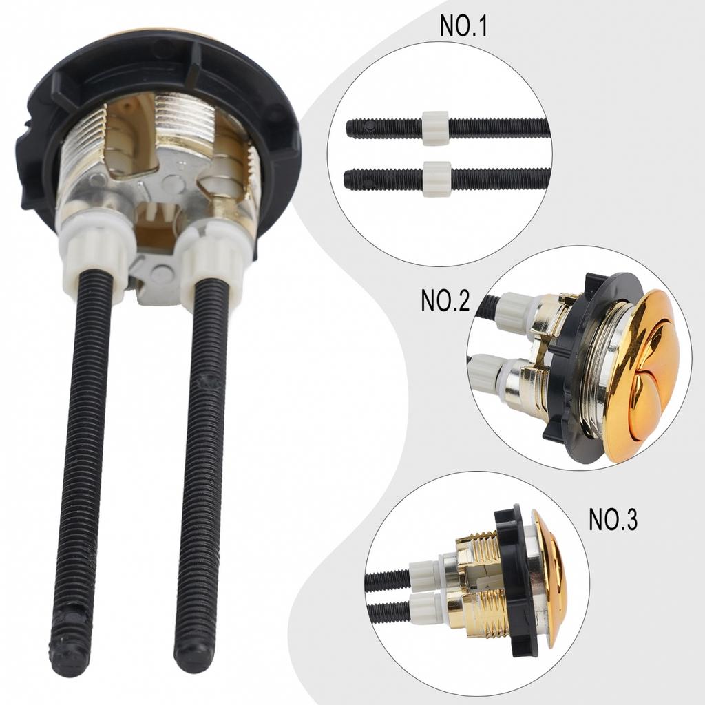 Push Button Toilet Push Button Smooth Stylish Design 38mm Dual Flush