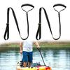 2 Divisions Pirogue Standing Assist Belts Ergonomic Handle Grip With Permanent Polyamide Weave For Scull Board Pirogue Stability