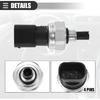 Motoforti A/C Pressure Transducer Valve, Pressure Sensor Switch, for Mercedes-Benz C230 2002-2005, Metal, NO.2038300372, Black