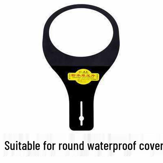 9YW Rhinestone Waterproof Enclosed Air Conditioner Dustproof Cover with Connector Punching Holes