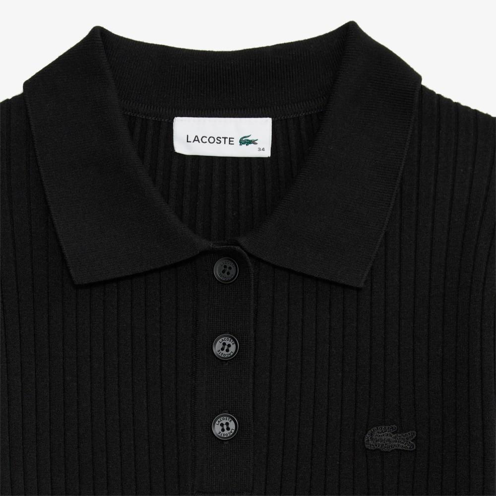 Lacoste Women's Ribbed Knit Collar Dress EF997E-55N031