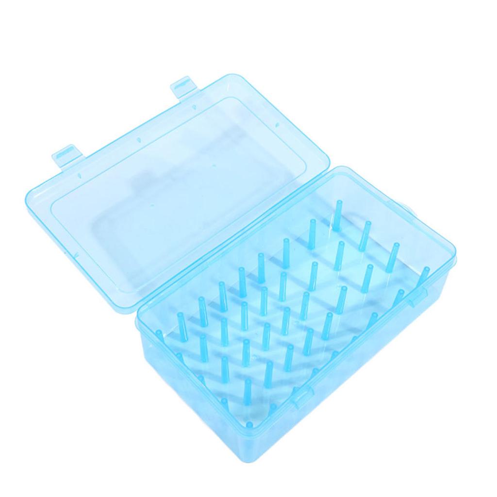 Sewing Thread Box 42 Pieces Spools Bobbin Carrying Case Container Holder Craft Spool Organizing Case Sewing Storage Convenient Lagre Capacity