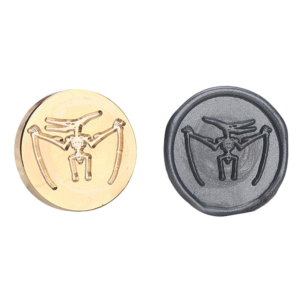Cretaceous Fossil Sealing Stamps Head Dinosaur Fossil Wax Sealing Stamp For Scrapbooking Invitation Envelope Decoration