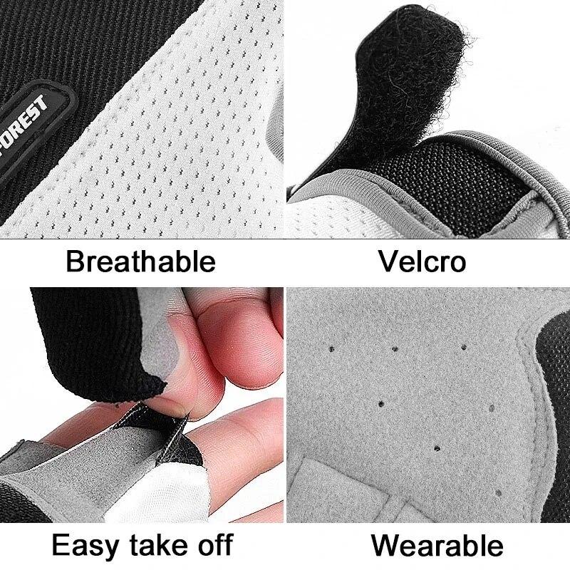Cycling Gloves Bicycle Gloves for Men Women Mountain Bike Gloves Anti-Slip Shock Absorbing Half Finger Sport Gloves Accessories