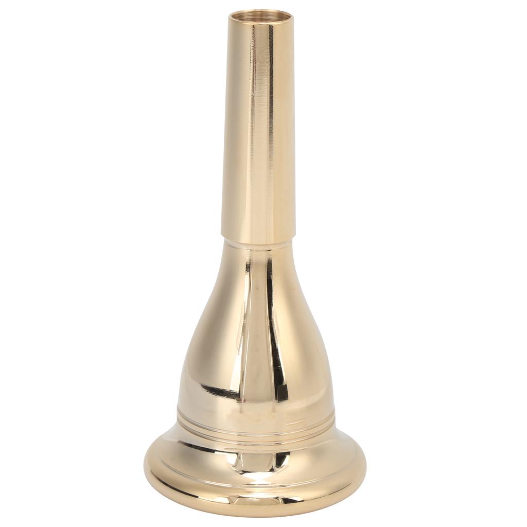 Tuba Horn Mouthpiece 13.3mm Bass Durable Copper Musical Instrument Tool AccessoryGold