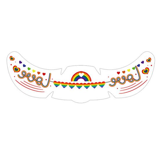Freckle Temporary Tattoos, Waterproof & Long Lasting Face Stickers, Rainbow Color Makeup Decals for Festival, Party, Halloween