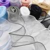 10 Colors Organdy Lace 4cm Length Handicraft Wavy Rich 10 Wrapping Coming of Age Party Gift DIY Hair Accessories [Wdlife] Ribbon, Ribbon, Width,