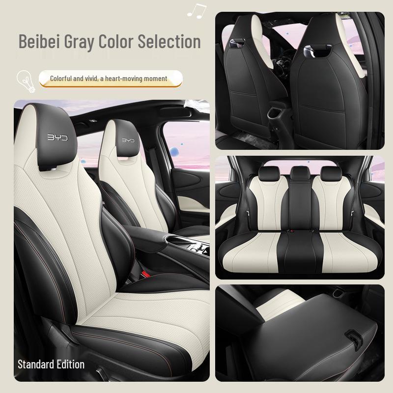 CLY Leather Seat Cushion for BYD Dolphin - Stylish, All-Season Sports Design