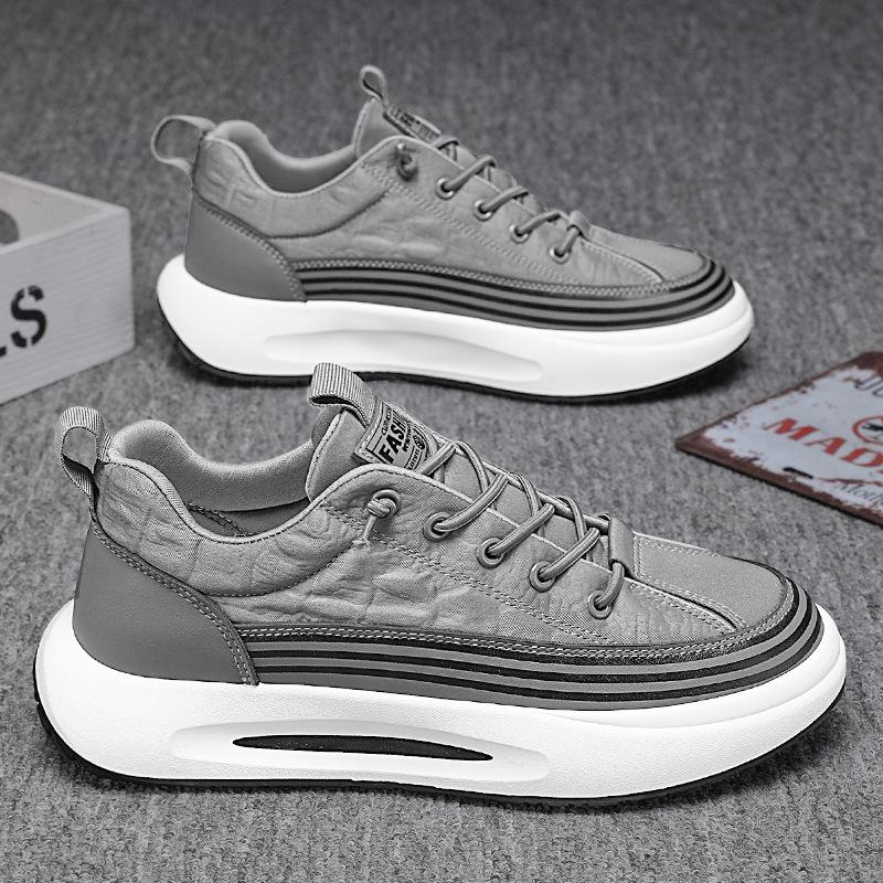 Men's Shoes for Men's New Style Breathable Canvas Shoes for Men's Trendy Versatile Ice Silk Cloth Sports Shoes Casual Board Shoes