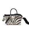 Women's Zebra Sequin Shoulder Bag - New Style, Niche Design, Contrast Color, High-Quality Texture, Personality Messenger Bag