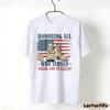 US Honoring All Who Served T Shirt Thank You Veterans Tops Veterans Day Women Fashion Clothes Ropa Mujer Oneck T Shirt