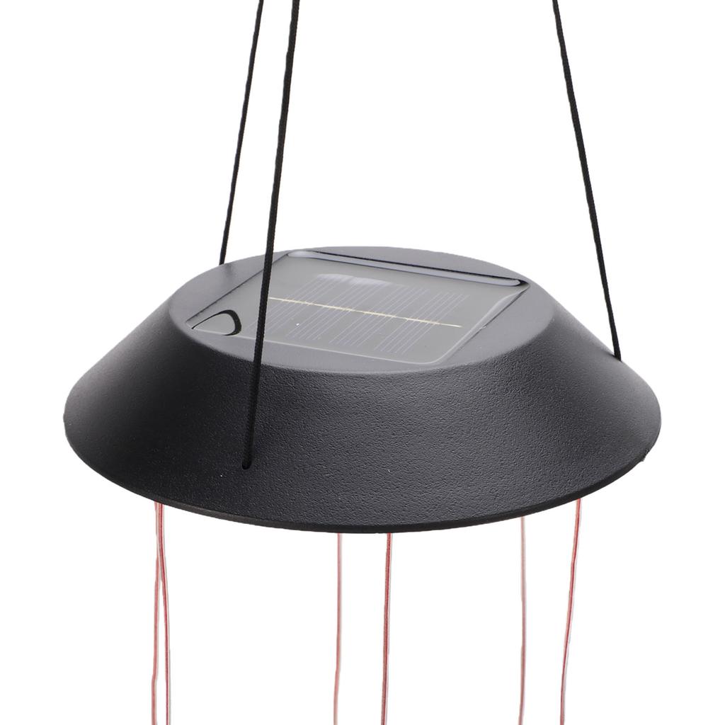 LED Solar Hummingbird Wind Chime Color Changing Solar Hanging Wind Chime Pendant Light for Outdoor Patio Garden Decoration