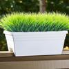 20 Bundles Artificial Outdoor Plants, Fake Wheat Grass Greenery Shrubs UV Resistant Faux Plastic Plants Garden Porch Window Box Décor (Grass)