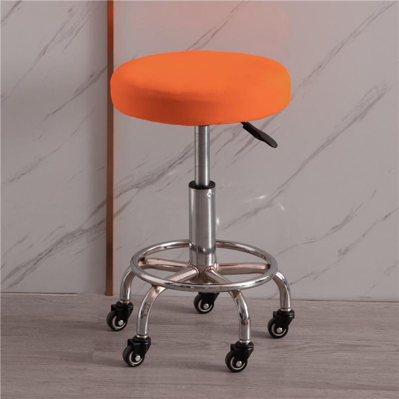 Samt Elastisch Rund Stuhl Barhocker Abdeckung Überwurf Schutz Stretch Modern Schmutzabweisend Universal Hocker Abdeckung